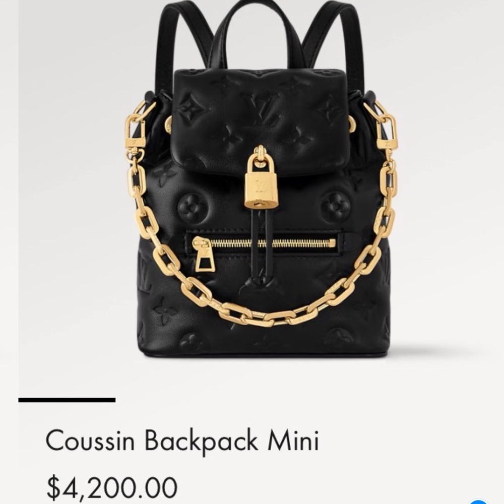 Louis Vuitton Coussin backpack BNWT